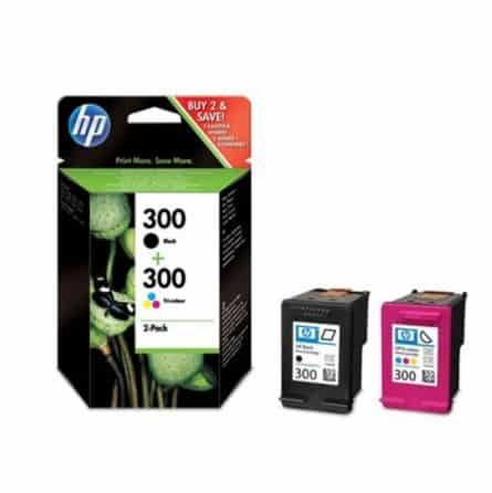 Pack HP-300 BK + CL Cartouche d'encre HP