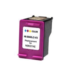 N°304 CL XL Cartouche d'encre recyclée pour HP N9K07AE - 3 Couleurs