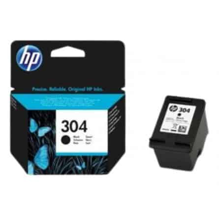 HP-304 BK Cartouche d'encre HP - N9K06AE - Noir