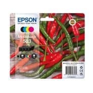 Pack 4 Cartouches 503 Epson C13T09Q64010 - 4 Couleurs - Piments