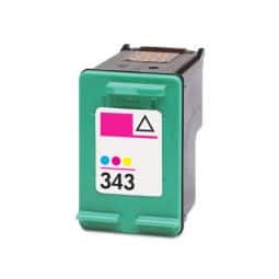 N°343 Cartouche d'encre recyclée pour HP - 3 Couleurs