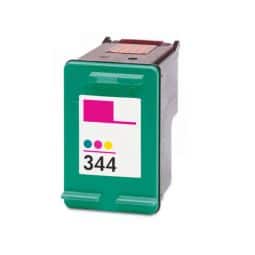 N°344 Cartouche d'encre recyclée pour HP - 3 Couleurs