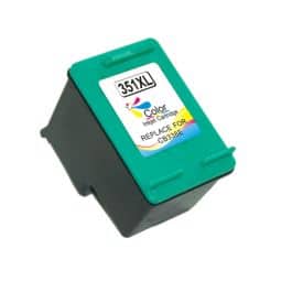 N°351 XL Cartouche d'encre recyclée pour HP CB338E - 3 Couleurs