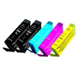 Pack 5 Cartouches N°364 XL générique pour HP - 4 Couleurs