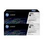 Lot de 2 CE410X Toner laser HP - Noir - 305X