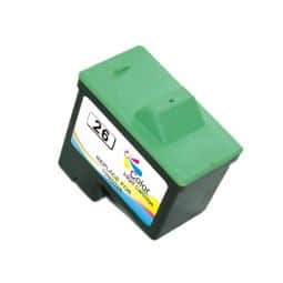 L-26 Cartouche d'encre recyclée Lexmark - 3 Couleurs