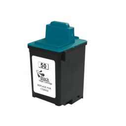 L-50 Cartouche d'encre recyclée Lexmark - Noir