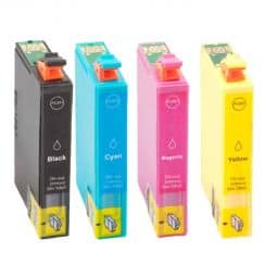 Pack 4 Cartouches 604 XL générique pour Epson C13T10H64010 - 4 Couleurs - Ananas