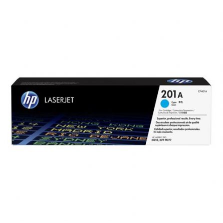 CF401A Toner laser pour HP 201A - Cyan