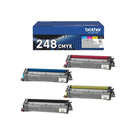 Pack TN-248 Toner laser Brother - 4 Couleurs