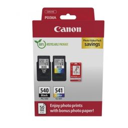 Pack PG-540 / CL-541 Cartouches d'encre Canon - 5225B006 + 50 Feuilles de papier photo