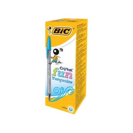 Lot de 20 stylos à bille Bic - Bleu Turquoise
