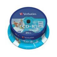 Spindle de 25 CD-R 52x - 700 Mo 80 min - Verbatim