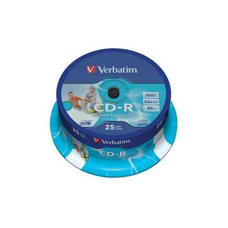 Spindle de 25 CD-R 52x - 700 Mo 80 min - Verbatim