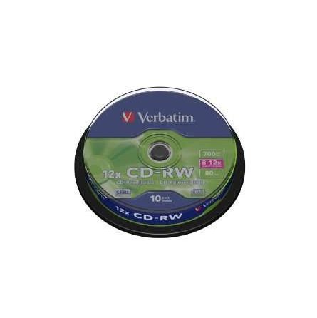 Spindle de 10 CD-R 52x - 700 Mo 80 min - Verbatim