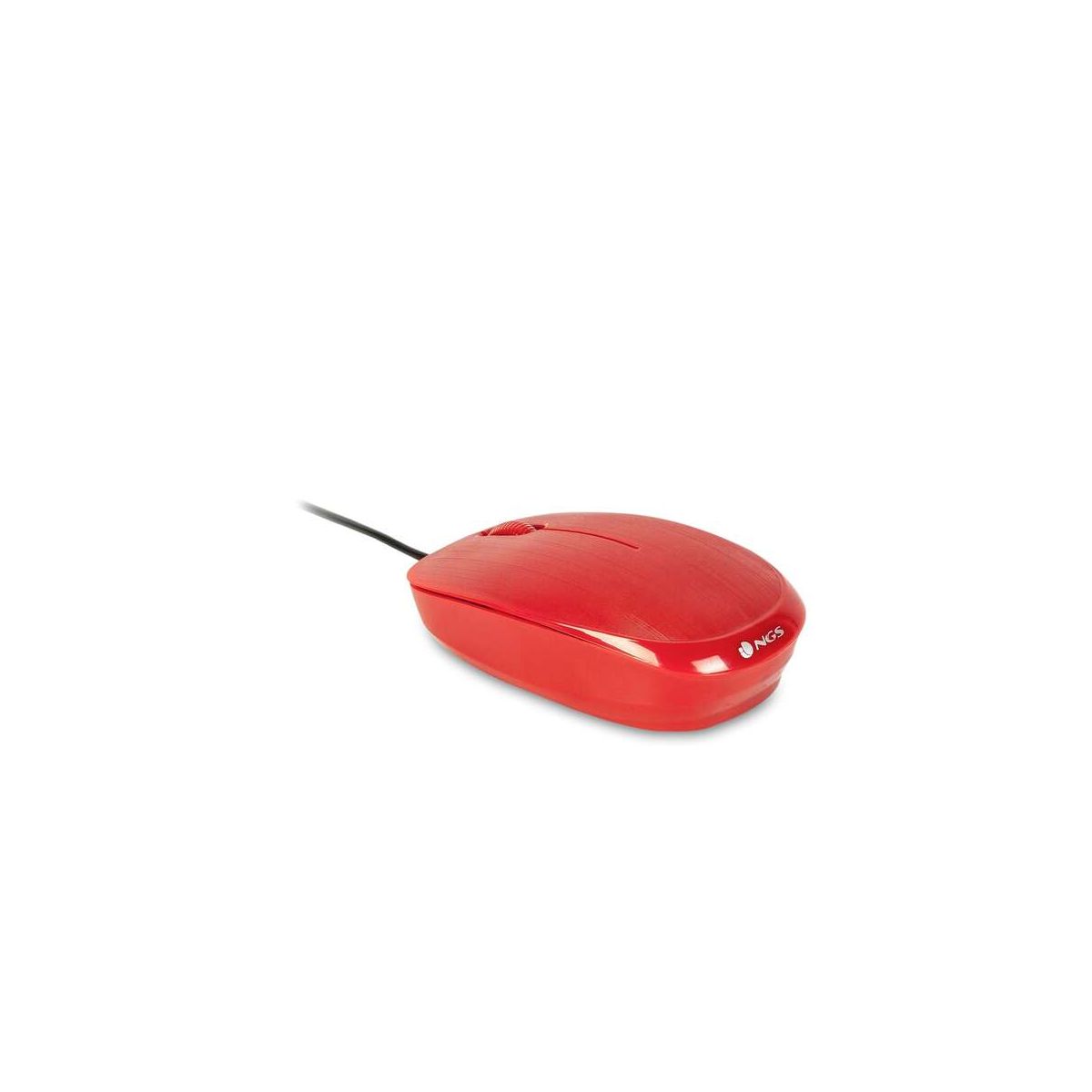 Souris NGS Flame 1000dpi USB - 3 Boutons - Ambidextre - Rouge