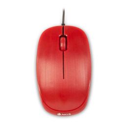 Souris NGS Flame 1000dpi USB - 3 Boutons - Ambidextre - Rouge
