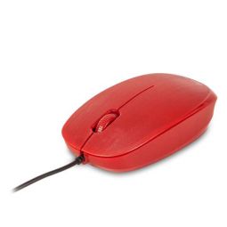 Souris NGS Flame 1000dpi USB - 3 Boutons - Ambidextre - Rouge