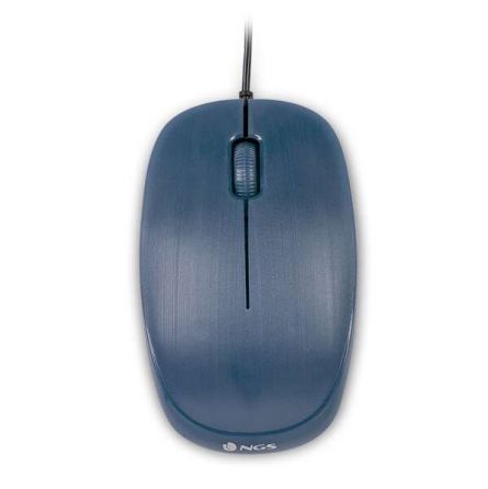 Souris NGS Flame 1000dpi USB - 3 Boutons - Ambidextre - Bleu
