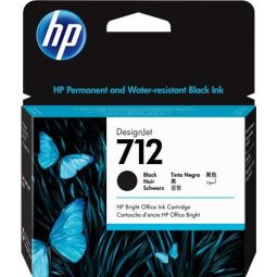 HP-712 BK XL Cartouche d'encre HP - 3ED71A - Noir