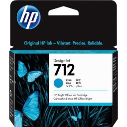 HP-712 C Cartouche d'encre HP - 3ED67A - Cyan