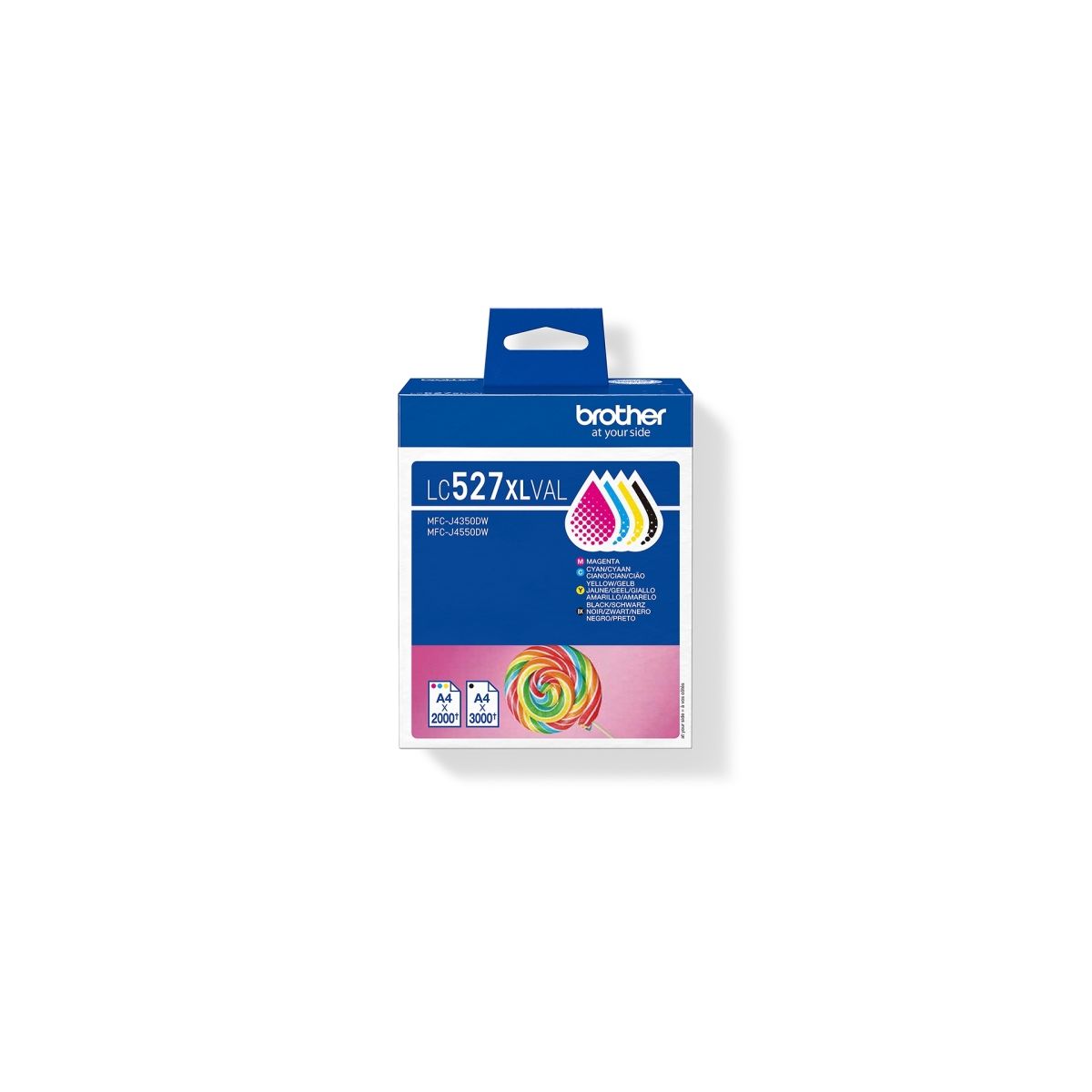 Pack 4 cartouches LC527 XL Brother - 4 couleurs