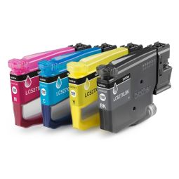 Pack 4 cartouches LC527 XL Brother - 4 couleurs