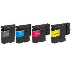 Pack 4 cartouches LC527 XL générique pour Brother - 4 couleurs