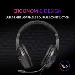 Casque avec Microphone MH122 - Mars Gaming - Noir