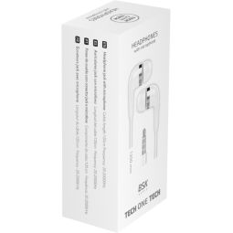 Casque avec Microphone TEC2905 - TechOneTech - Blanc