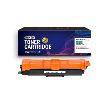 TN-247 C XL Toner laser générique Prémium pour Brother - Cyan