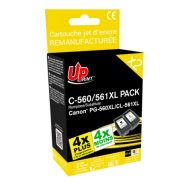 Pack 2 Cartouches PG560 XL / CL561 XL recyclée Canon 3713C006 - Noir / Couleur