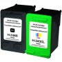 Pack 2 Cartouches N°338 / N°343 recyclée pour HP C8765EE / C8766EE - Noir / Couleur