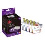 Pack 4 cartouches LC421 XL générique pour Brother - 4 couleurs - UPrint