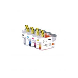 Pack 4 cartouches LC421 XL générique pour Brother - 4 couleurs - UPrint