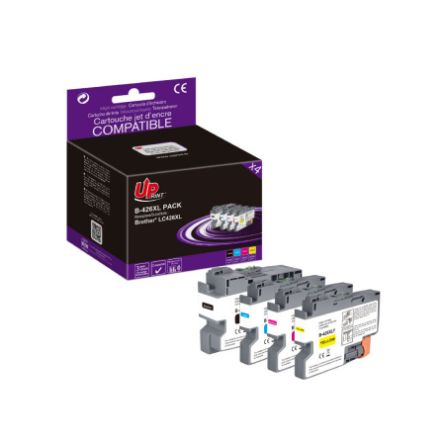Pack 4 cartouches LC426 XL générique pour Brother - 4 couleurs - UPrint
