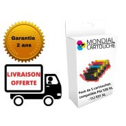 Pack 5 Cartouches PGI-530 / CLI-531 générique pour canon - Mondial Cartouche