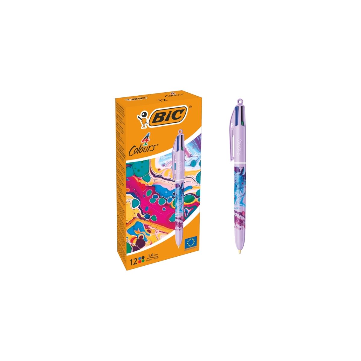 Stylo à bille Bic 4 Couleurs - Decors Hydro