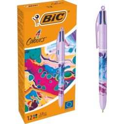 Stylo à bille Bic 4 Couleurs - Decors Hydro