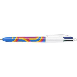 Stylo à bille Bic 4 Couleurs - Decors Lines