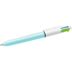 Stylo à bille Bic 4 Couleurs - Fun bleu clair