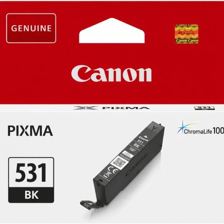 CLI-531 BK Cartouche d'encre Canon 6118C001 - Noir