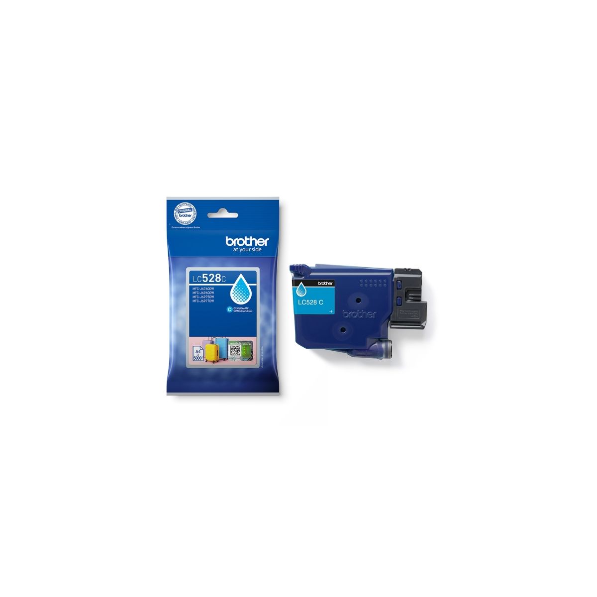 LC528 C Cartouche d'encre Brother - Cyan