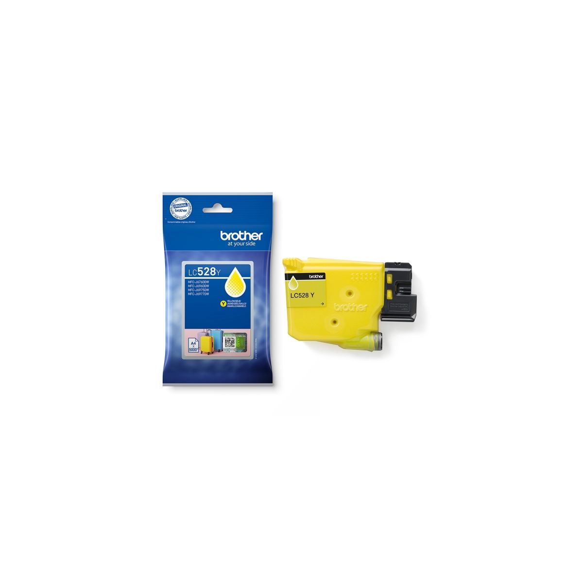 LC528 Y Cartouche d'encre Brother - Jaune