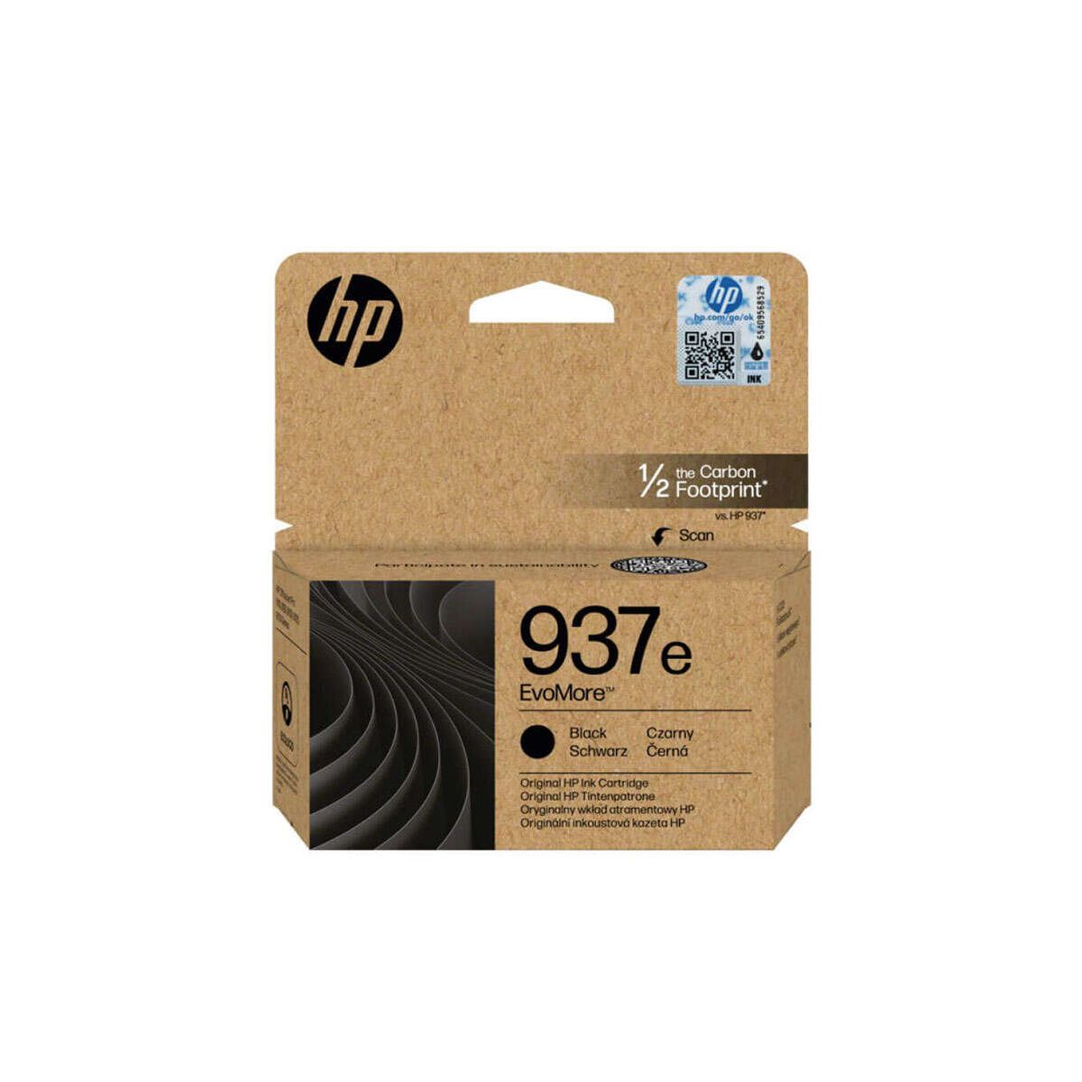 HP-937e XL BK Cartouche d'encre HP - 4S6W9NE - Noir