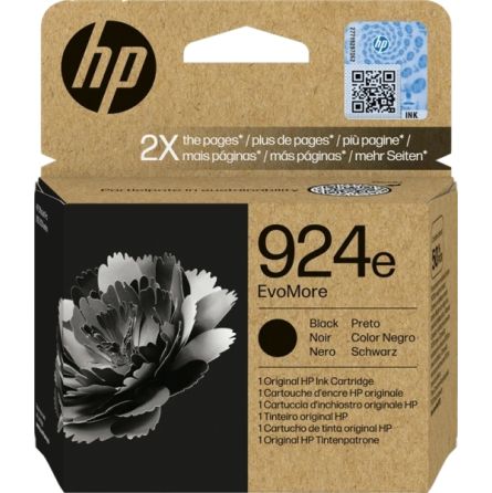 HP-924e XL BK Cartouche d'encre HP - 4K0V0NE - Noir