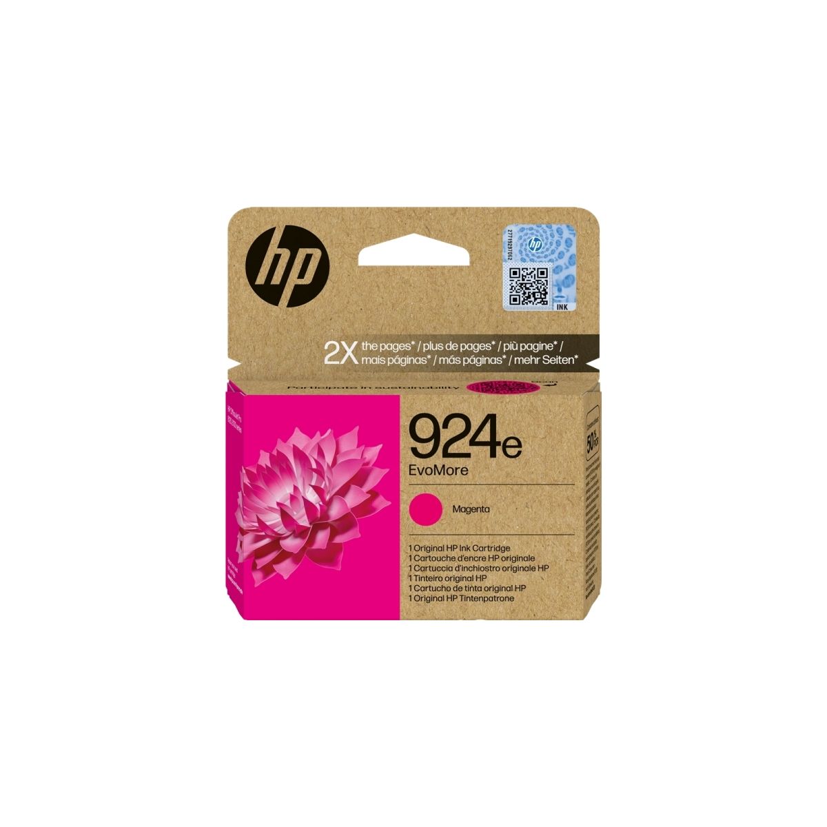HP-924e XL M Cartouche d'encre HP - 4K0U8NE - Magenta