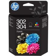 Pack HP-302/304 BK + CL Cartouches d'encre HP - B82L1AE / X4D37AE / 3JB05AE