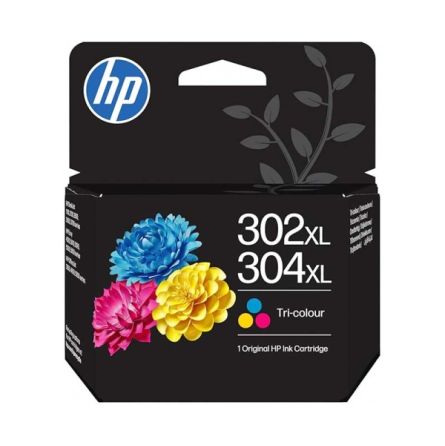 HP 302XL / 304XL CL Cartouche d'encre HP - B7RT8AE / F6U67AE / N9K07AE