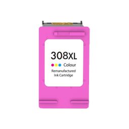 N°308 XL CL Cartouche d'encre recyclée pour HP - 7FP20UE -3 Couleurs